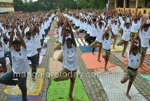 International Yoga Day observed with enthusiasm across Mangaluru 1